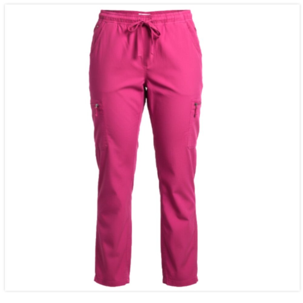 KOI Scrub Pants 3X Azalea Pink NWT Medical Straight Leg